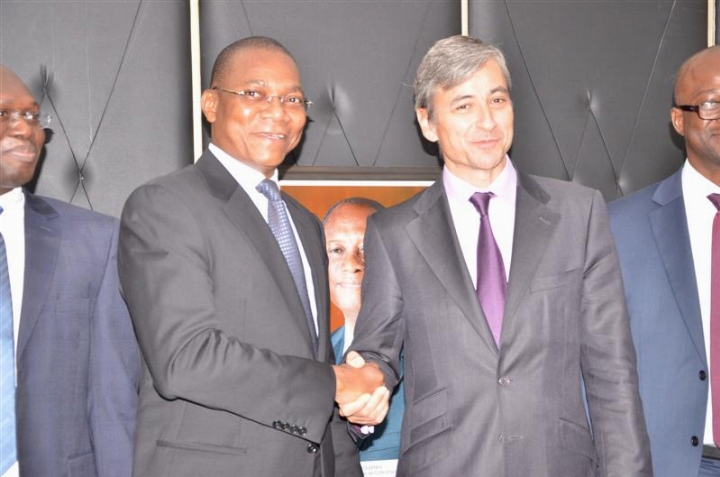 Audience : Le PDG de Microsoft international chez le ministre Koné Bruno.